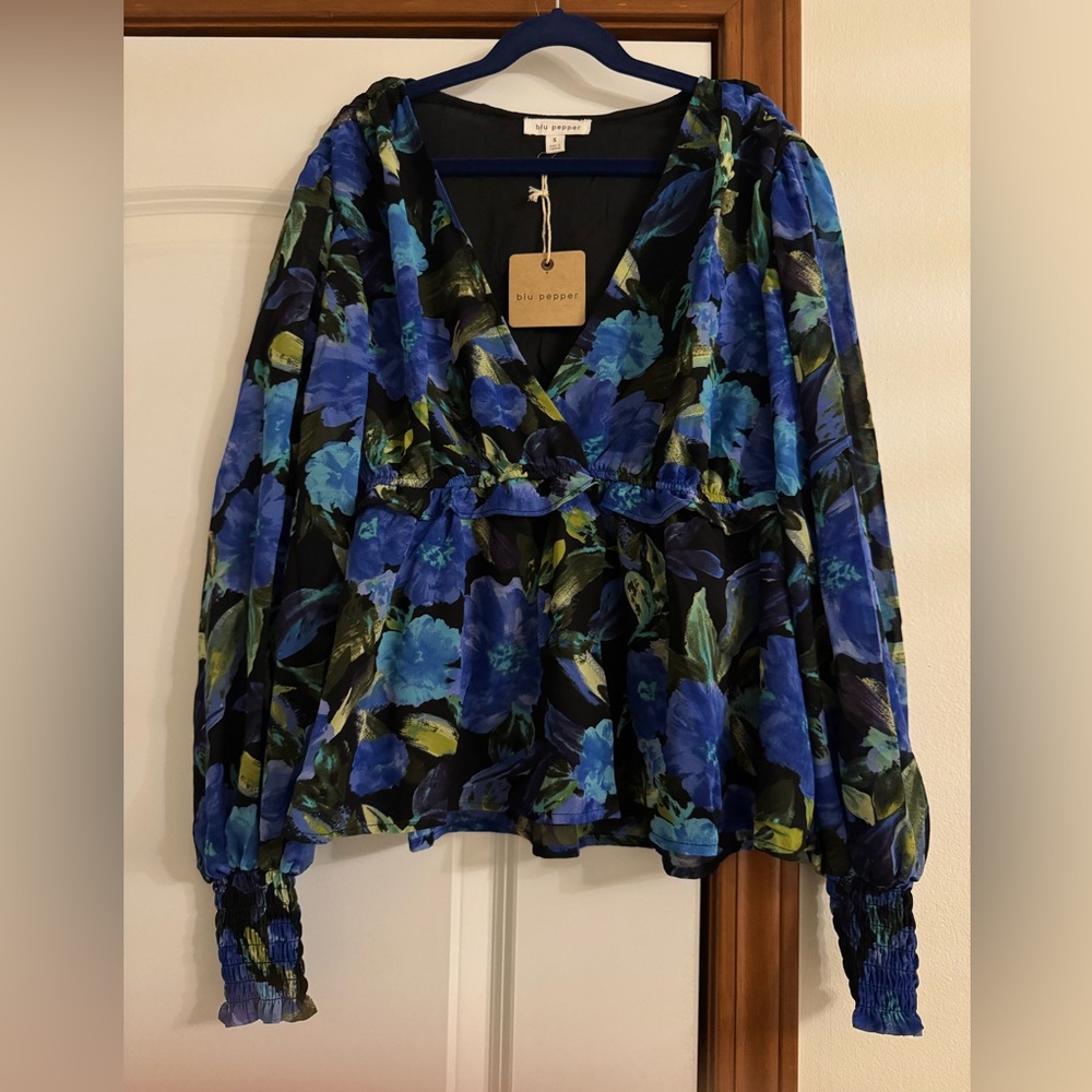 Floral shirt by Blu pepper